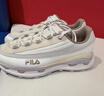 斐樂(lè )（FILA）官方男鞋KM 2S老爹鞋休閑鞋2026春季新款鞋子厚底運動(dòng)鞋 標準白/燧石灰-CA 40 曬單實(shí)拍圖