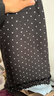 三彩2026春季新款復古波點(diǎn)半身裙高腰木耳邊短裙直筒裙M 曬單實(shí)拍圖
