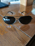 顏?lái)炐滤緳C鋼化玻璃鏡片太陽(yáng)鏡男士墨鏡開(kāi)車(chē)潮女飛行員防紫外強光蛤蟆 黑框墨灰片標準款(鋼化玻璃) 抗壓鏡盒鏡布 曬單實(shí)拍圖