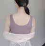 煥麗女王調整型內衣前扣聚攏側收副乳內衣女無(wú)鋼圈瑜伽運動(dòng)文胸 紫色+膚色 【交叉側扣-調整型BAR】 XL 120-140斤 曬單實(shí)拍圖