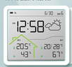 碼仕溫度計室內家用智能wifi天氣時(shí)鐘智聯(lián)溫度濕度計高精度溫濕度計 曬單實(shí)拍圖