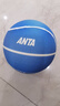 安踏（ANTA）靜音球兒童布藝5號靜音籃球無(wú)聲玩具球訓練親子室內拍拍球 藍色 曬單實(shí)拍圖