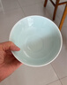 金納誠景德鎮釉下彩高溫手工玉青瓷家用吃飯米飯碗陶瓷面碗中式簡(jiǎn)約餐具 玉青瓷6英寸韓式米飯碗 1個(gè) 曬單實(shí)拍圖