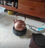 銅壺燒水壺純紫銅手工加厚養生功夫茶壺圍爐沏茶壺茶具銅器無(wú)涂層 小錘紋款 600ml 曬單實(shí)拍圖