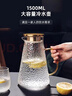 格娜斯（CRISTALGLASS）玻璃杯水杯家用套裝泡茶杯喝水杯子耐高溫輕奢高顏值錘紋涼水壺 曬單實(shí)拍圖