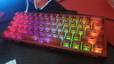 HELLO GANSSG61-MAGHE 電競游戲鍵盤(pán)磁軸高斯鍵盤(pán)有線(xiàn)連接客制化機械鏤空磁軸鍵盤(pán)純CNC鋁合金外殼 G61 陽(yáng)極紅 鋁合金外殼 高特藍冰磁軸 曬單實(shí)拍圖