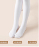 彩躍女童舞蹈襪兒童連褲襪秋冬加絨打底襪練功跳舞白色絲襪打底褲 曬單實(shí)拍圖