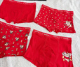 貓人兒童紅色內褲男童本命年A類(lèi)棉抑菌男孩大童學(xué)生馬年寶寶短褲衩子 馬到成功 4條 【A類(lèi)棉抑菌】 170 【建議155-165cm 70-85斤】 曬單實(shí)拍圖