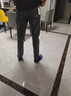 【兩條裝】牛仔褲男新款春秋薄款男褲彈力修身小腳工裝百搭長(cháng)褲子 灰色+黑色【2件裝】 常規 33 二尺六 曬單實(shí)拍圖
