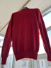 帕羅（PALUOPO）休閑百搭100%山羊絨衫女士秋冬基礎多色半高領(lǐng)針織保暖毛衣 紅色 半高領(lǐng) XL 170/110 曬單實(shí)拍圖