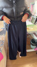 PYHEM高中生校服褲子藏青色初中生深藍色運動(dòng)褲中小學(xué)生秋冬款加絨加厚 【深藍色直筒款加絨款】 S 175cm建議體重110-130斤 曬單實(shí)拍圖