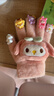 卡皮巴拉兒童手套秋冬保暖防凍卡通DIY寶寶加厚五指男女童分指套 粉美樂(lè )蒂 均碼 曬單實(shí)拍圖
