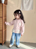 班喜迪女童外套春裝2026新款兒童衣服春秋裝洋氣公主上衣寶寶小童裝衣服 粉色 100 曬單實(shí)拍圖