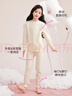 笛莎（DEESHA）兒童保暖內衣套裝瑣溫半高領(lǐng)純棉中大童加厚女童三層夾棉空氣層 曬單實(shí)拍圖