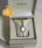 飛亞達（FIYTA）傾城系列 小金表“小龍女”石英表 12點(diǎn)位鉆石鑲嵌 節日禮物女 曬單實(shí)拍圖