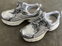百麗云鯨時(shí)髦設計老爹鞋女26春新厚底鞋JD018AM6 銀色 37 曬單實(shí)拍圖