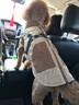 POPOCOLA小狗狗衣服羽絨秋冬季泰迪比熊雪納瑞小型犬寵物保暖棉服冬裝 可牽引馬甲棉服【卡其】 XXL【建議17-20斤】 曬單實(shí)拍圖