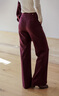 珂萊蒂爾【辛芷蕾明星同款】【綿羊毛】商場(chǎng)同款26春新款氣質(zhì)通勤西褲長(cháng)褲 暗紅色 S 曬單實(shí)拍圖