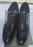 高哥增高皮鞋男士正裝結婚鞋子真皮商務(wù)德比鞋春季內增高男鞋10cm 黑色經(jīng)典款【增高6.5cm】 GD088 42 曬單實(shí)拍圖