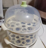 小熊（Bear）煮蛋器蒸蛋器單雙層家用高溫斷電迷你早餐雞蛋羹蒸雞蛋器蒸蛋機燉蛋器便攜式電蒸鍋煮雞蛋神器 雙層 ZDQ-B14Q1【無(wú)蒸碗】 曬單實(shí)拍圖