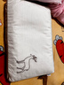 蜀國御 5斤裝全蕎麥殼舒適睡眠貼合頸椎枕學(xué)生成人單人硬枕芯簡(jiǎn)約刺繡款 曬單實(shí)拍圖