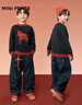 MiniPeace太平鳥(niǎo)童裝春新男童牛仔長(cháng)褲FAHAG110W 牛仔中黑（加絨） 130 曬單實(shí)拍圖