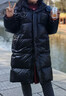 雪中飛小個(gè)子女士羽絨服親子裝長(cháng)款過(guò)膝時(shí)尚可脫卸帽保暖外套 黑色 2XL 曬單實(shí)拍圖