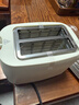 WCZ德國烤面包片機小型家用加熱三明治全自動(dòng)早餐機吐司機多士爐全自動(dòng)一體機四片式兩片式多功能 亮面白（配防塵蓋） 曬單實(shí)拍圖