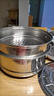 【德國精鋼】多層蒸鍋家用二三層鍋大號湯鍋蒸饃蒸魚(yú)鍋電磁爐煤氣 【食品級不銹鋼】二層 30cm 曬單實(shí)拍圖