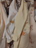童泰新生兒半背衣嬰兒衣服純棉四季0-3月寶寶上衣滿(mǎn)月服2件裝 黃色 52 曬單實(shí)拍圖