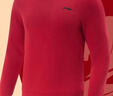 李寧（LI-NING）運動(dòng)衛衣男女同款新年限定本命年騏驥紅圓領(lǐng)套頭寬松休閑長(cháng)袖上衣 曬單實(shí)拍圖