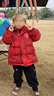 ASK JUNIOR男童羽絨服兒童冬加厚保暖拜年服中大童紅色新年連帽外套 曬單實(shí)拍圖