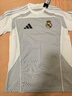 阿迪達斯（adidas）男 足球系列 REAL UBP TEE 皇家馬德里休閑T恤 JN3062 灰/白 S 曬單實(shí)拍圖