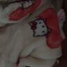 野獸派家居（tbh）宋雨琦同款三麗鷗Hello Kitty法蘭絨家居服套裝冬季可外穿睡衣女 Hello Kitty法蘭絨家居服 蝴蝶結 XS 曬單實(shí)拍圖