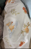 十月結晶嬰兒抱被可拆純棉內膽產(chǎn)房襁褓巾新生兒包被四季款 草莓兔90*90cm 曬單實(shí)拍圖