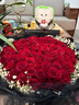 百花館鮮花速遞99朵玫瑰花束真花生日禮物送女友表白求婚同城配送小時(shí)達 【此情不渝】99朵|ZZ73 曬單實(shí)拍圖