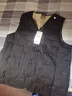 雪中飛羊毛填充馬甲男款秋冬季保暖背心內膽輕薄外穿內搭坎肩疊穿 曬單實(shí)拍圖
