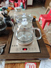 益茶福全自動(dòng)上水電熱水壺底部上水嵌入式茶臺功夫茶燒水壺飲水燒水一體機抽水玻璃煮茶壺保溫泡茶壺 SQ-008金色玻璃套裝 1L 曬單實(shí)拍圖