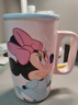 迪士尼可愛(ài)喝水高顏值馬克杯卡通辦公室家用陶瓷杯子咖啡情侶水杯 米妮-樂(lè )迪直身杯（無(wú)禮盒） 曬單實(shí)拍圖