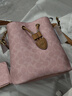 蔻馳（COACH）【品牌直供】女士ROWAN小號單肩水桶包子母包塵粉色CEA23 曬單實(shí)拍圖