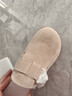 百思圖25秋復古勃肯鞋平跟圓頭女單鞋D3097CA5 杏色 35 曬單實(shí)拍圖