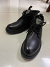 七匹狼男鞋馬丁靴男春季新款英倫風(fēng)真牛皮戶(hù)外工裝鞋防滑耐磨高幫皮鞋男 黑色 【標準皮鞋碼】 41 曬單實(shí)拍圖