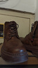 公牛世家【張若昀同款】馬丁靴男真皮2025秋冬新款高幫英倫風(fēng)工裝靴子男 曬單實(shí)拍圖