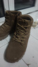 金猴男鞋作戰訓練靴新式牛皮短幫短筒靴子防穿刺戶(hù)外運動(dòng)登山馬丁靴 棕色 45 曬單實(shí)拍圖