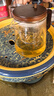 泥也泡茶壺飄逸杯茶水分離按壓式一鍵過(guò)濾耐熱玻璃內膽沖茶家用茶具 曬單實(shí)拍圖