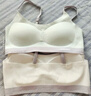 浪莎少女內衣文胸女學(xué)生初中無(wú)痕兒童青春發(fā)育期高中女孩小背心兩件裝 曬單實(shí)拍圖