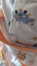 愛(ài)貝迪拉新生兒寶寶連體衣春秋款純棉哈衣男女寶寶中開(kāi)爬服初秋連體衣80碼 曬單實(shí)拍圖