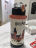 膳魔師兒童保溫杯吸管水杯學(xué)生開(kāi)學(xué)必備大容量水壺哈利波特男600ml橙黑 曬單實(shí)拍圖