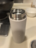 膳魔師（THERMOS）保溫杯350ml大容量316鋼男女士商務(wù)車(chē)載保冷水杯子TCOQ-350S-EG 曬單實(shí)拍圖