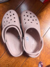 卡駱馳（CROCS）經(jīng)典云朵Clog洞洞鞋時(shí)尚百搭女鞋拖鞋206750-7AF 棕色 37 曬單實(shí)拍圖
